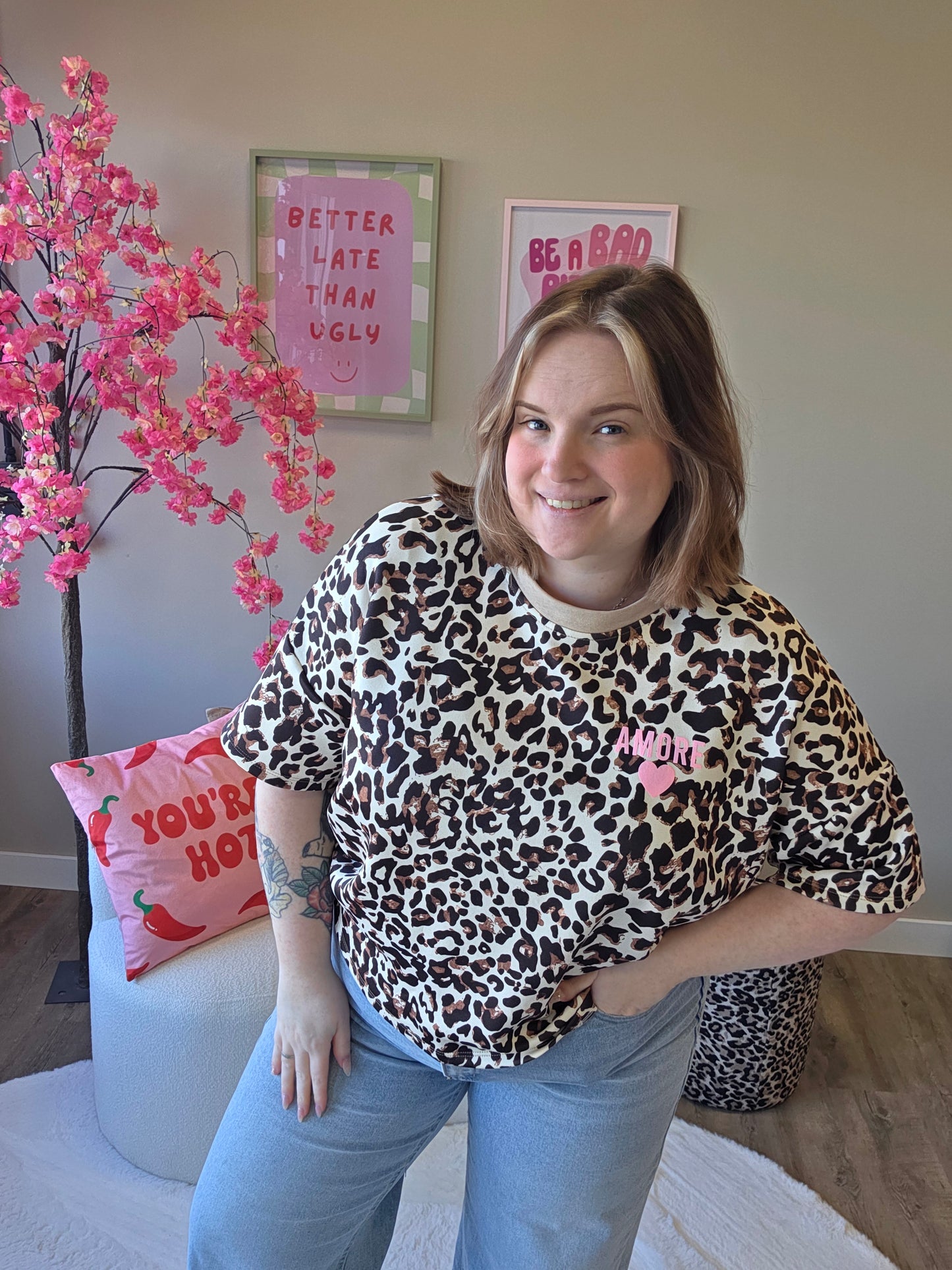 Leopard MOOIJ Tee's (In 3 kleuren)