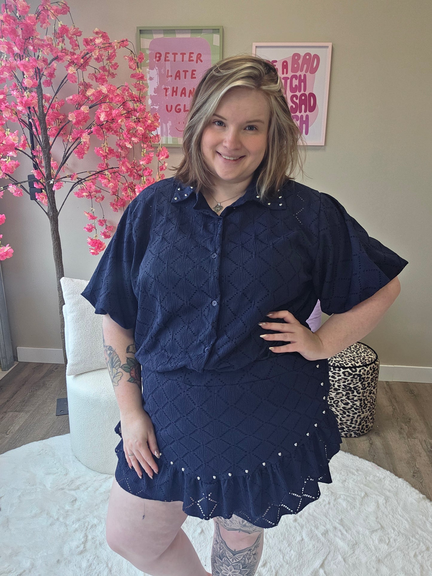 Ruit Skort Setjes (In 3 kleuren)