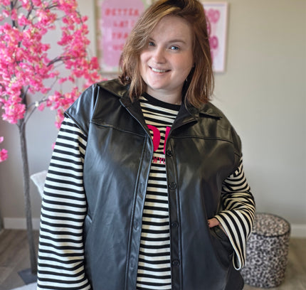 Leatherlook Gilets (In 2 kleuren)