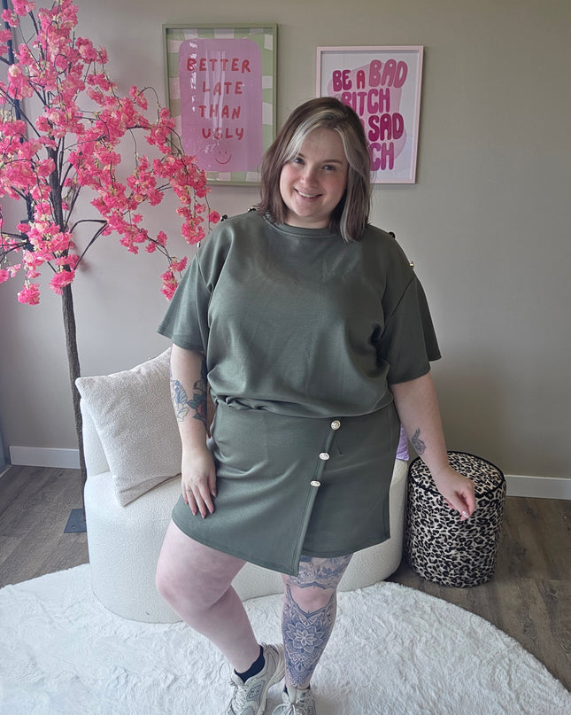 Basic Skort Setjes (In 3 kleuren)
