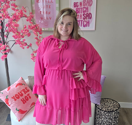 Ruffle Dress (In 3 kleuren)