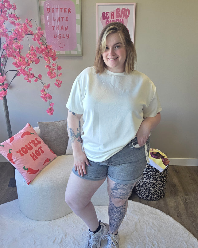 G-smack Grey Shorts | ZN058-2