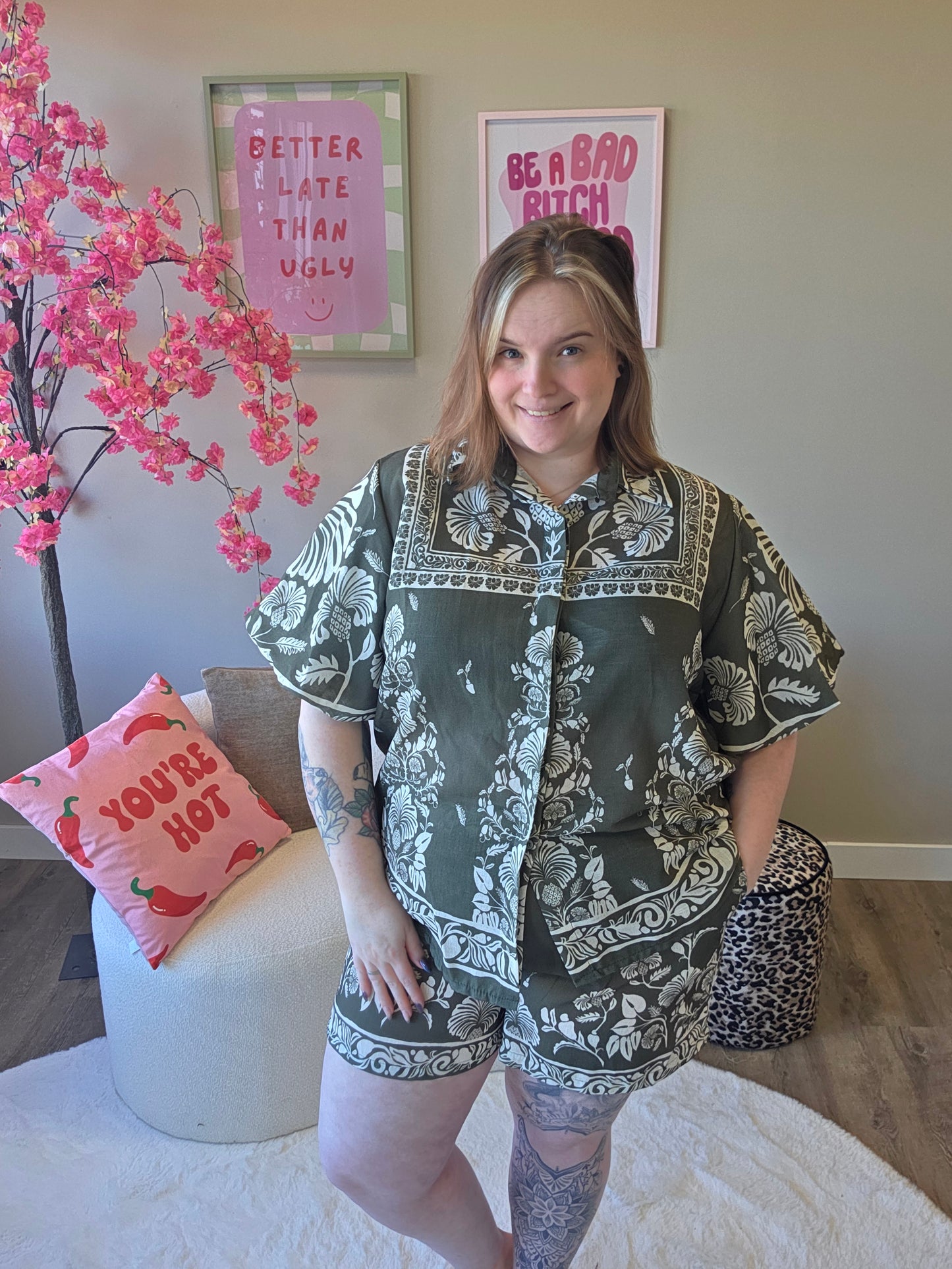 Linnen Look Sets (in 4 kleuren)
