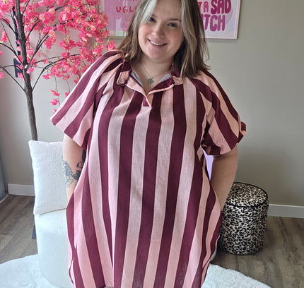 Stripe Pofmouw Jurkjes (in 5 kleuren)