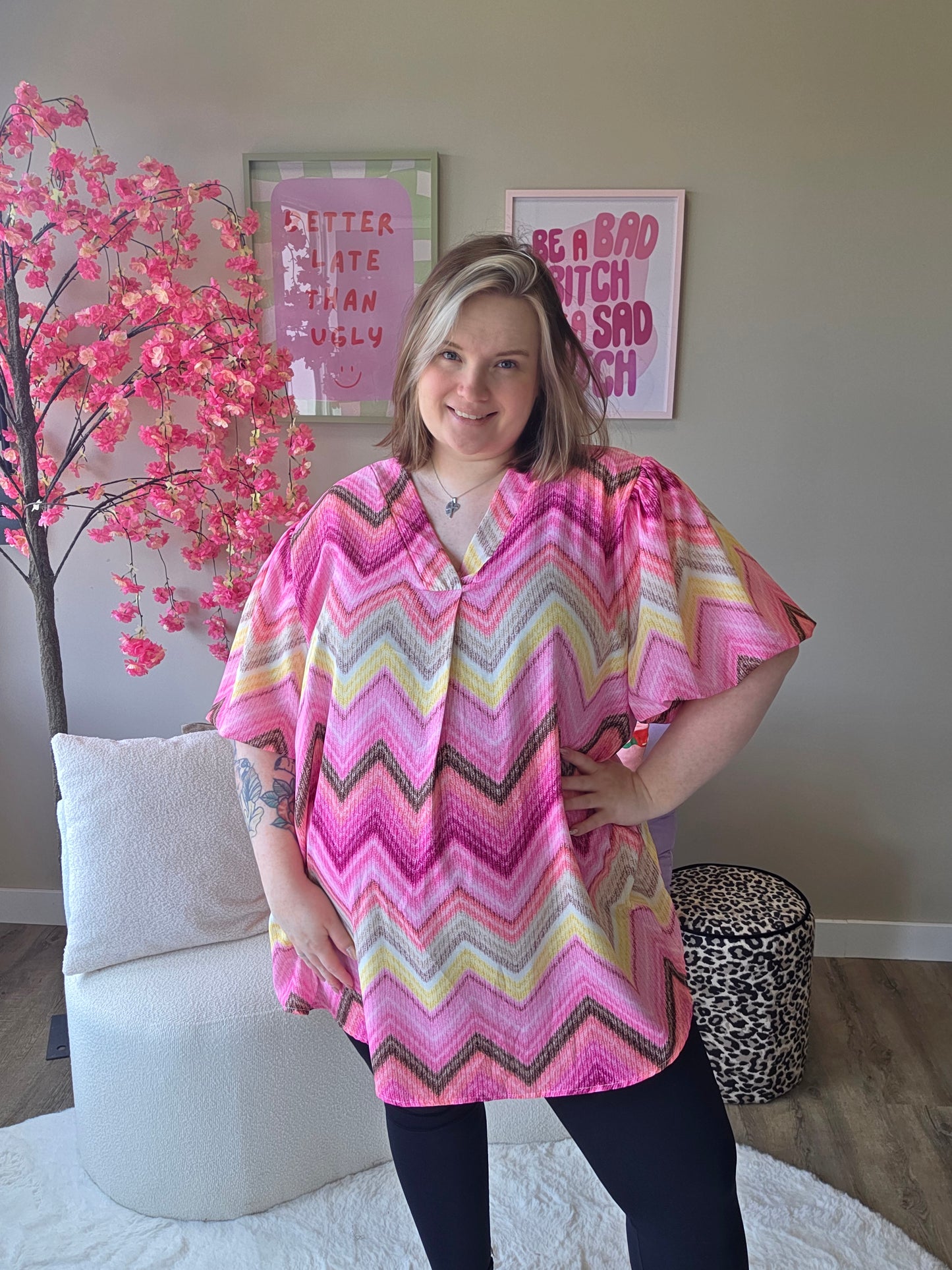 Zigzag Tops (In 3 kleuren)