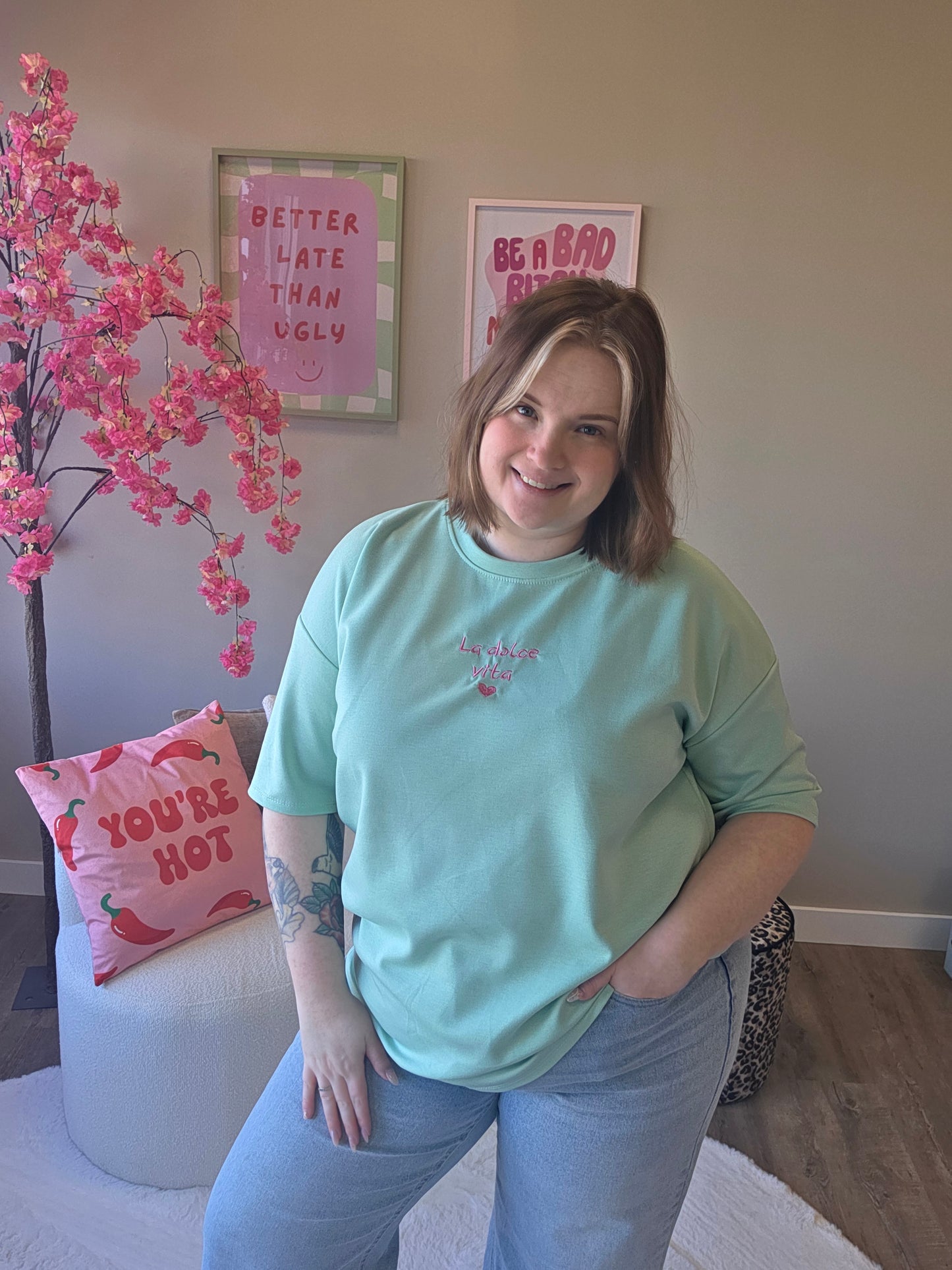 La Dolce Vita Tee's (In 3 kleuren)