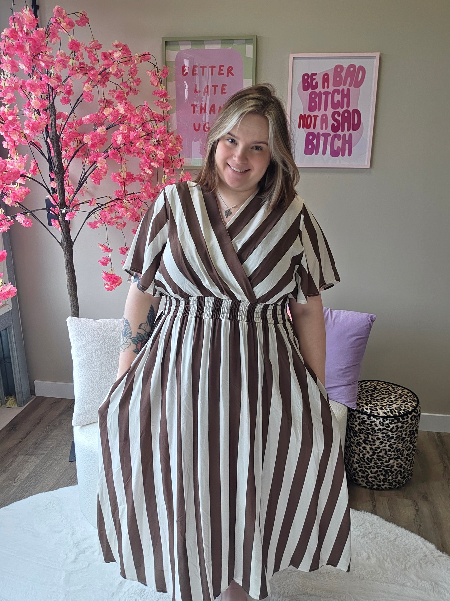 Magic Stripe Dress (In 4 kleuren)