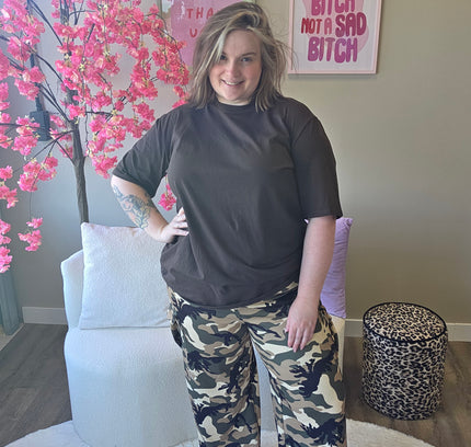 Cargo camo broek