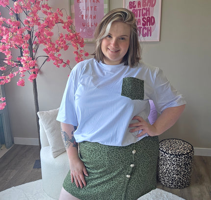 Panter Skort Setjes  (In 4 kleuren)