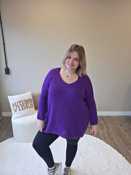 V-Hals Knit (In 4 kleuren)