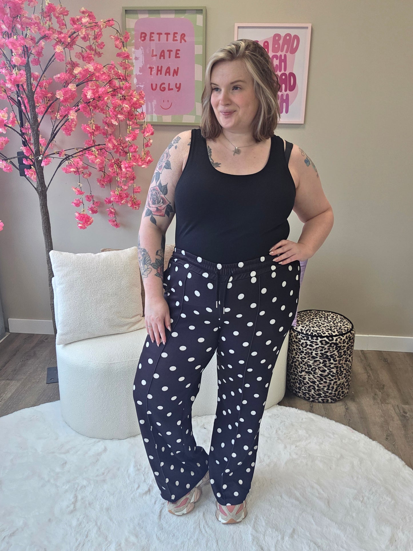 Dot joggers (In 3 kleuren)