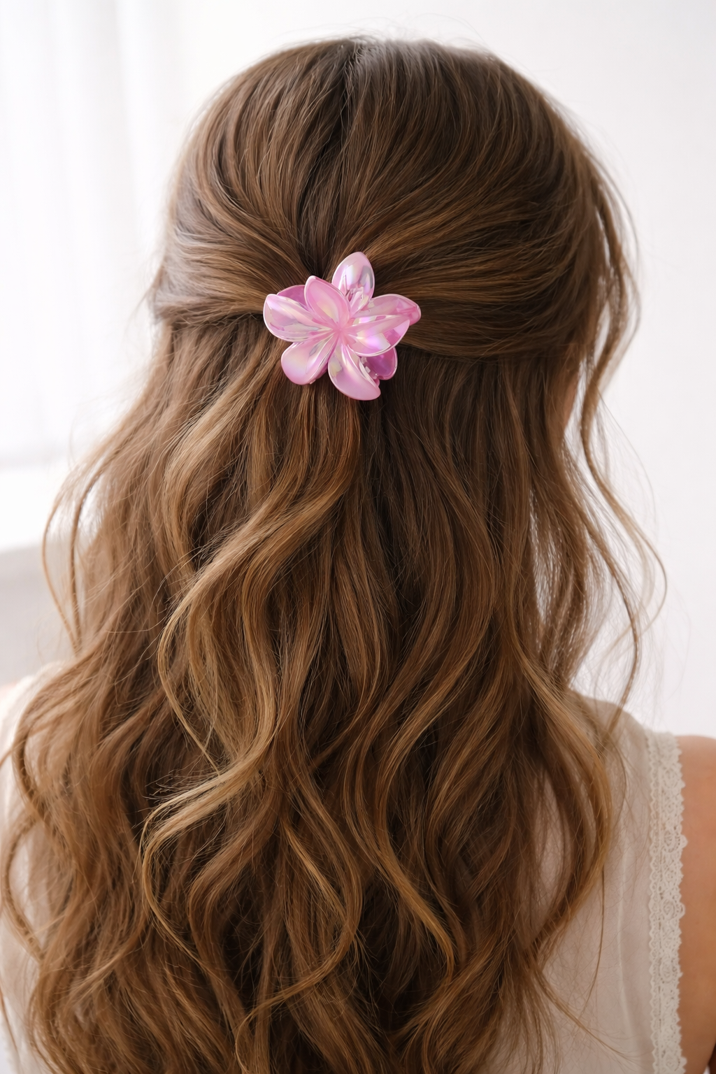 Haarklem Bloem Pink