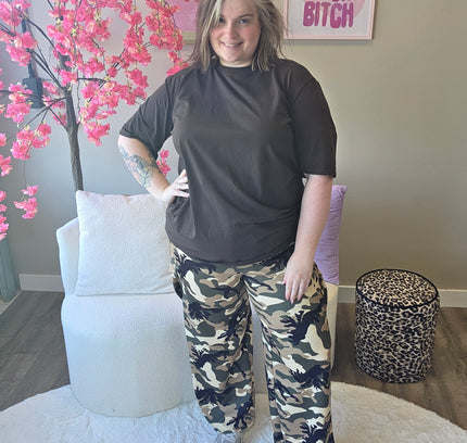 Cargo camo broek