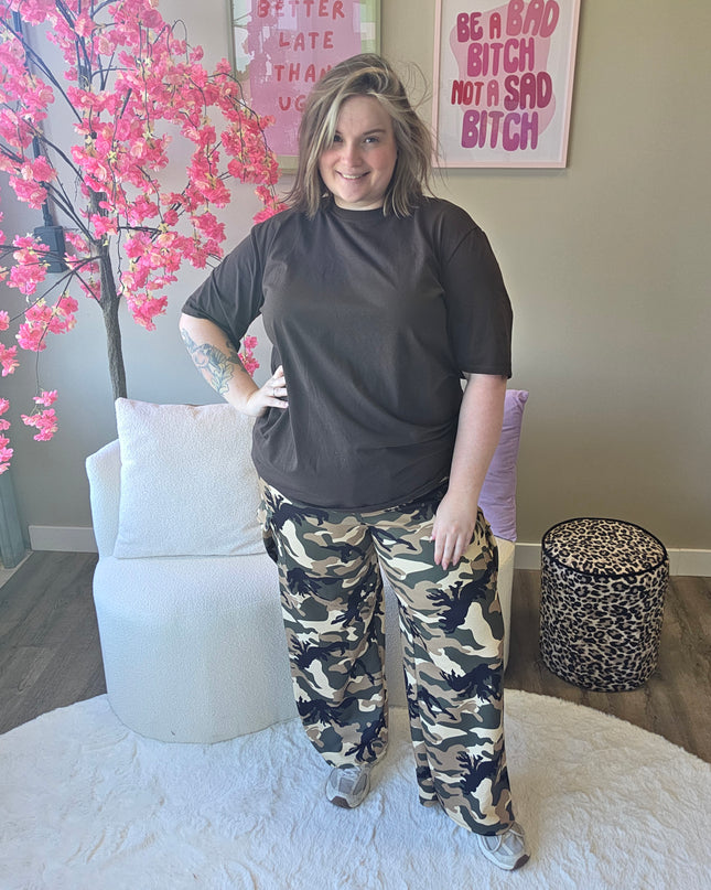 Cargo camo broek