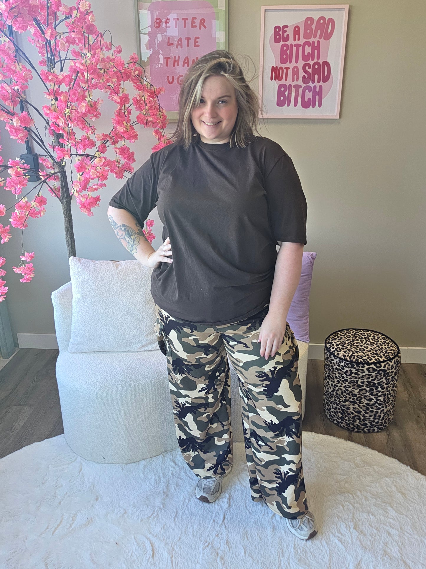 Cargo camo broek