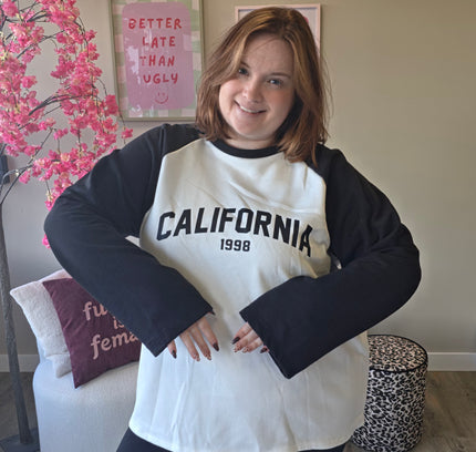 California 1998 longsleeve sweater (In 4 kleuren)