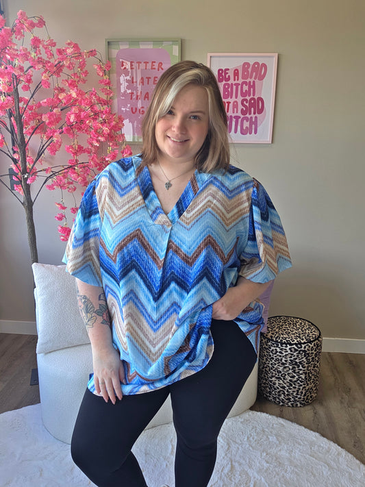 Zigzag Tops (In 3 kleuren)