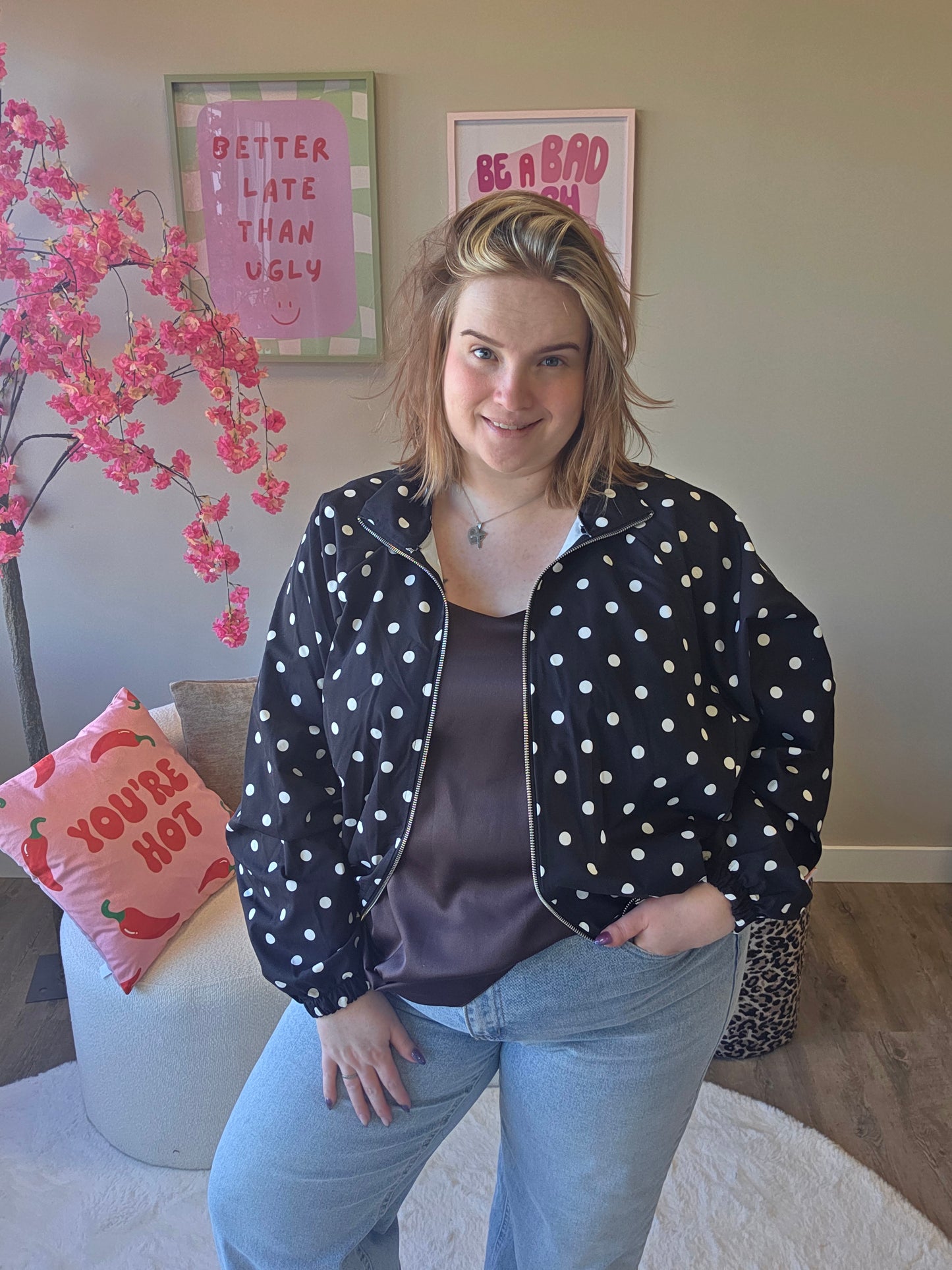 Dot Jackets (in 4 kleuren)