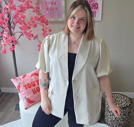 Blazer Met Pofmouw (In 3 kleuren)