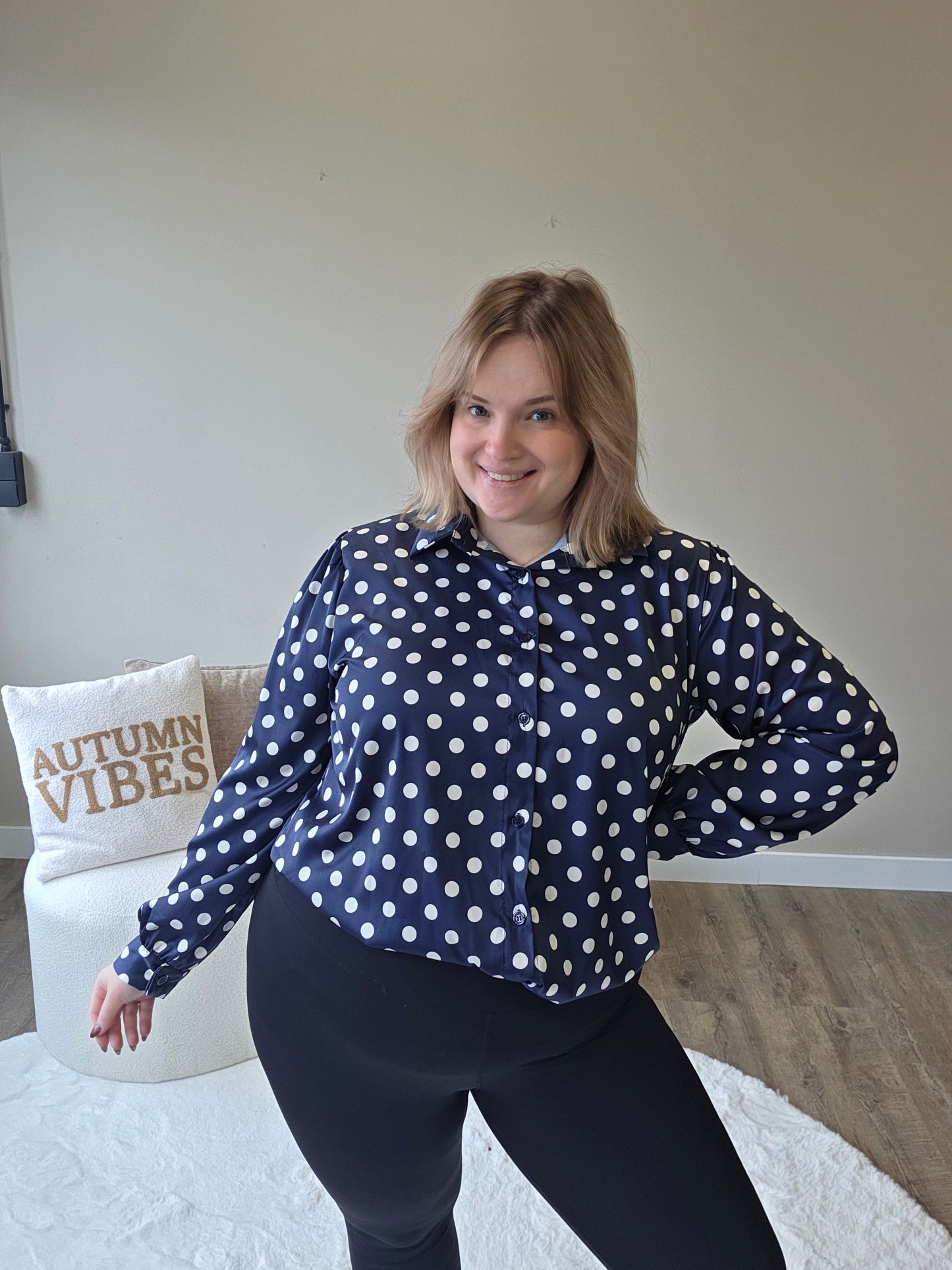 Dot Blouse (In 2 kleuren)