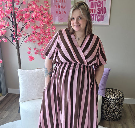 Magic Stripe Dress (In 4 kleuren)