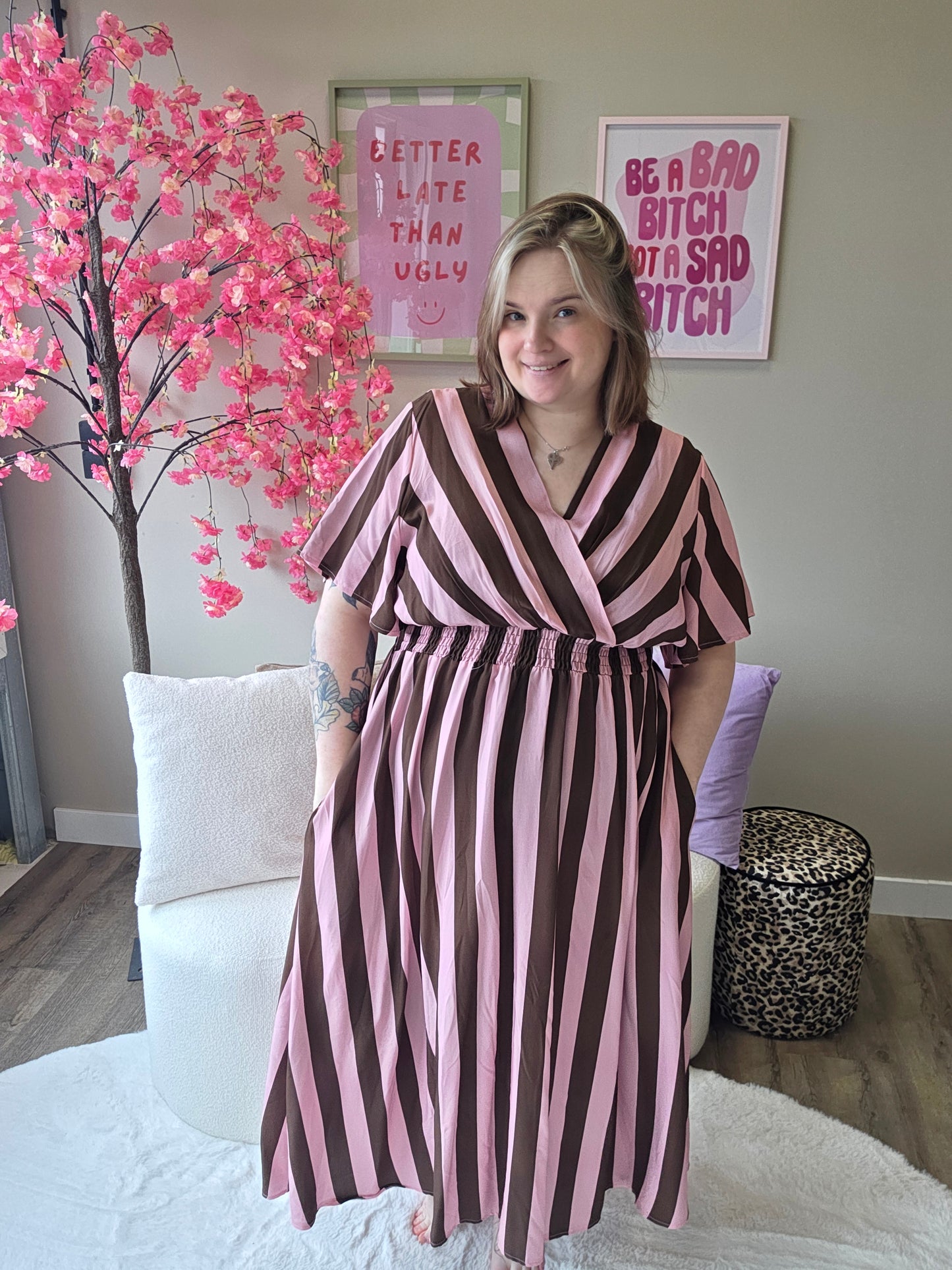 Magic Stripe Dress (In 4 kleuren)