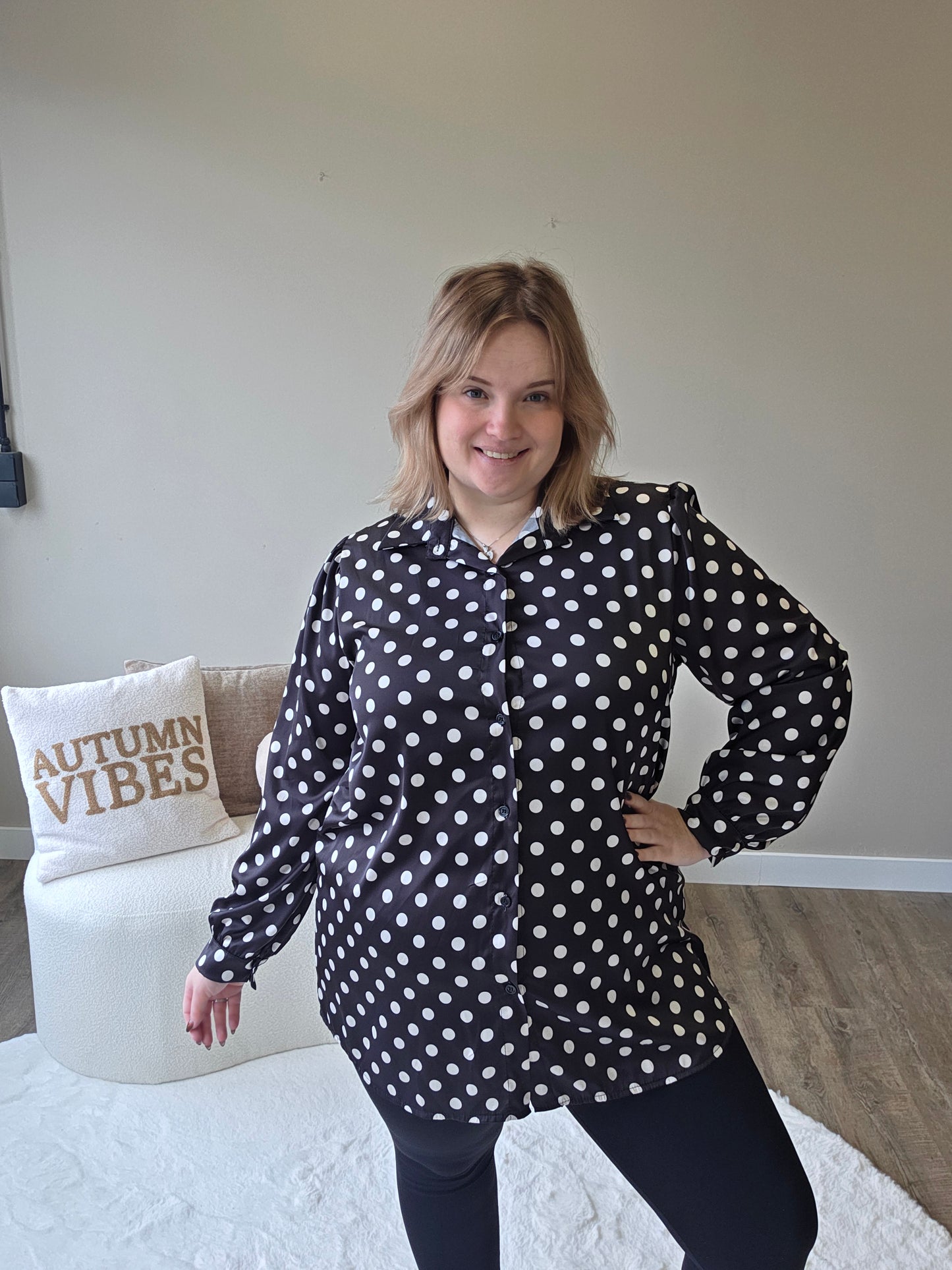 Dot Blouse (In 2 kleuren)