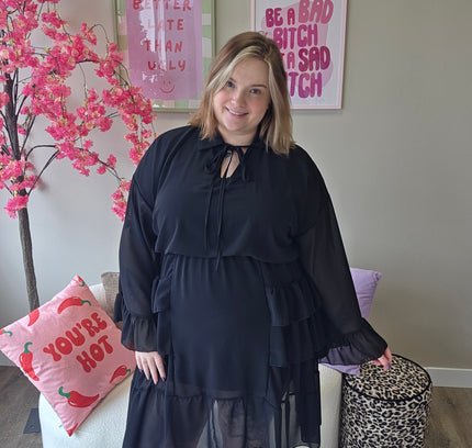 Ruffle Dress (In 3 kleuren)