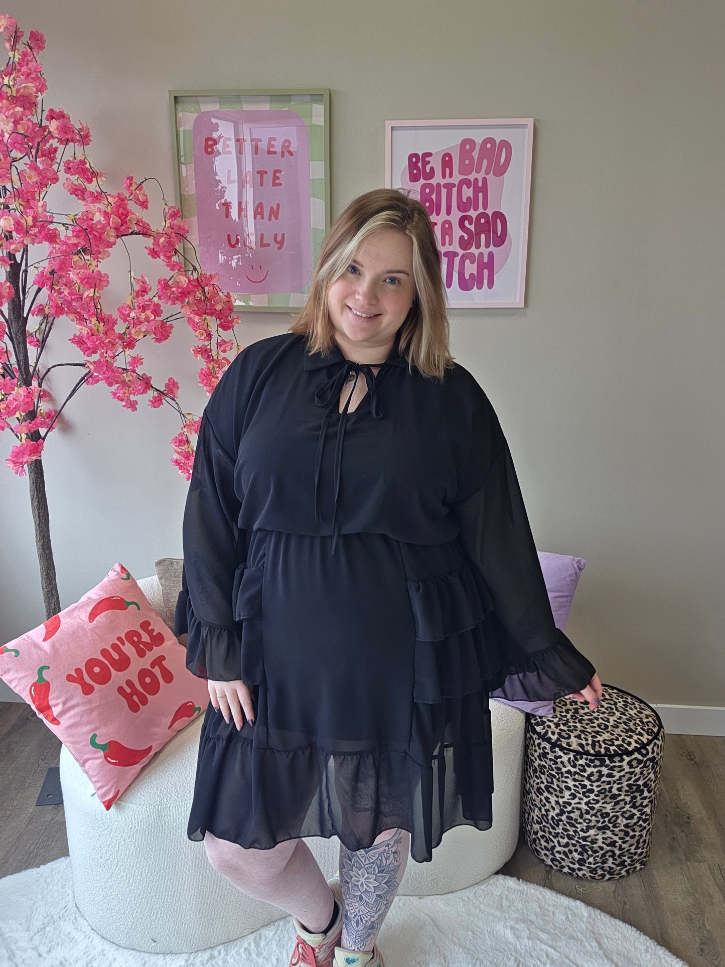Ruffle Dress (In 3 kleuren)