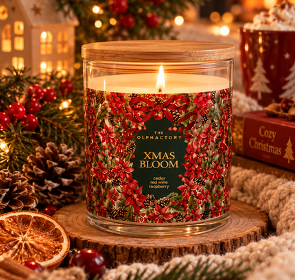 Xmas bloom candle