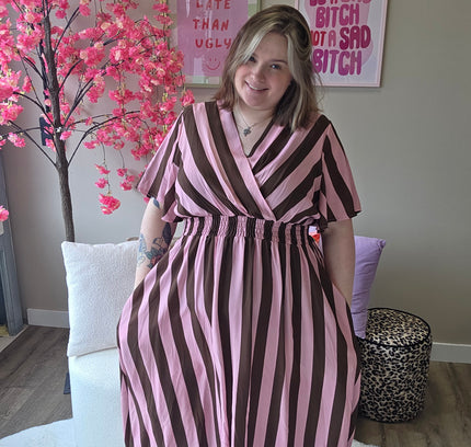 Magic Stripe Dress (In 4 kleuren)