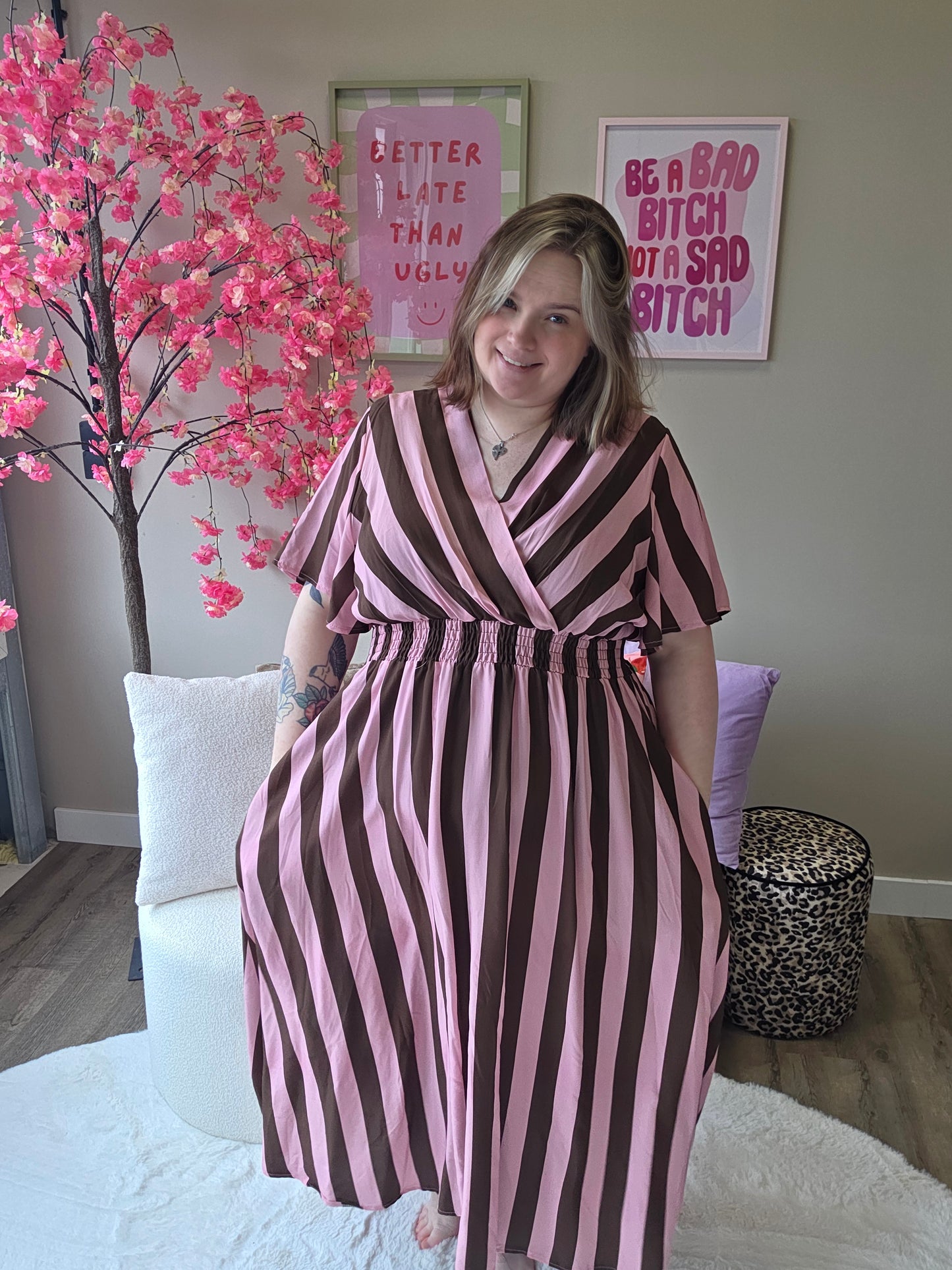 Magic Stripe Dress (In 4 kleuren)