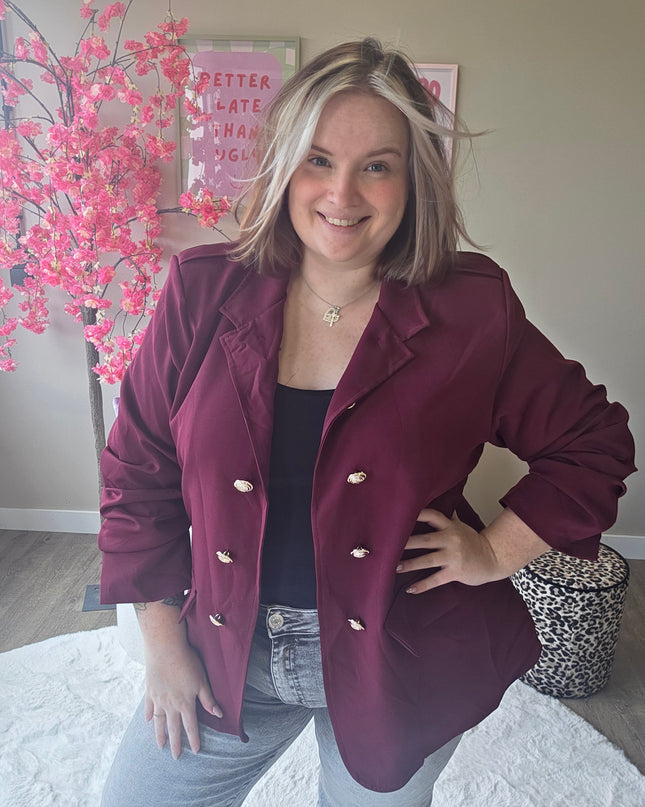 Button Blazer (In 5 kleuren)