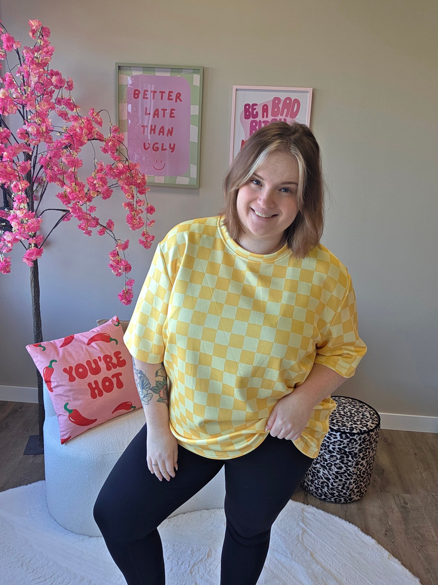 Blokjes Tee's (In 3 kleuren)