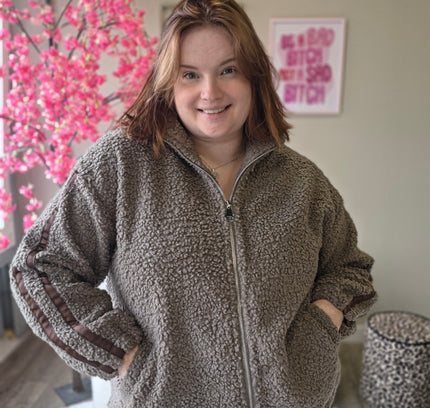 Sporty Teddy Jackets (In 3 kleuren)
