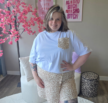 Panter Skort Setjes  (In 4 kleuren)