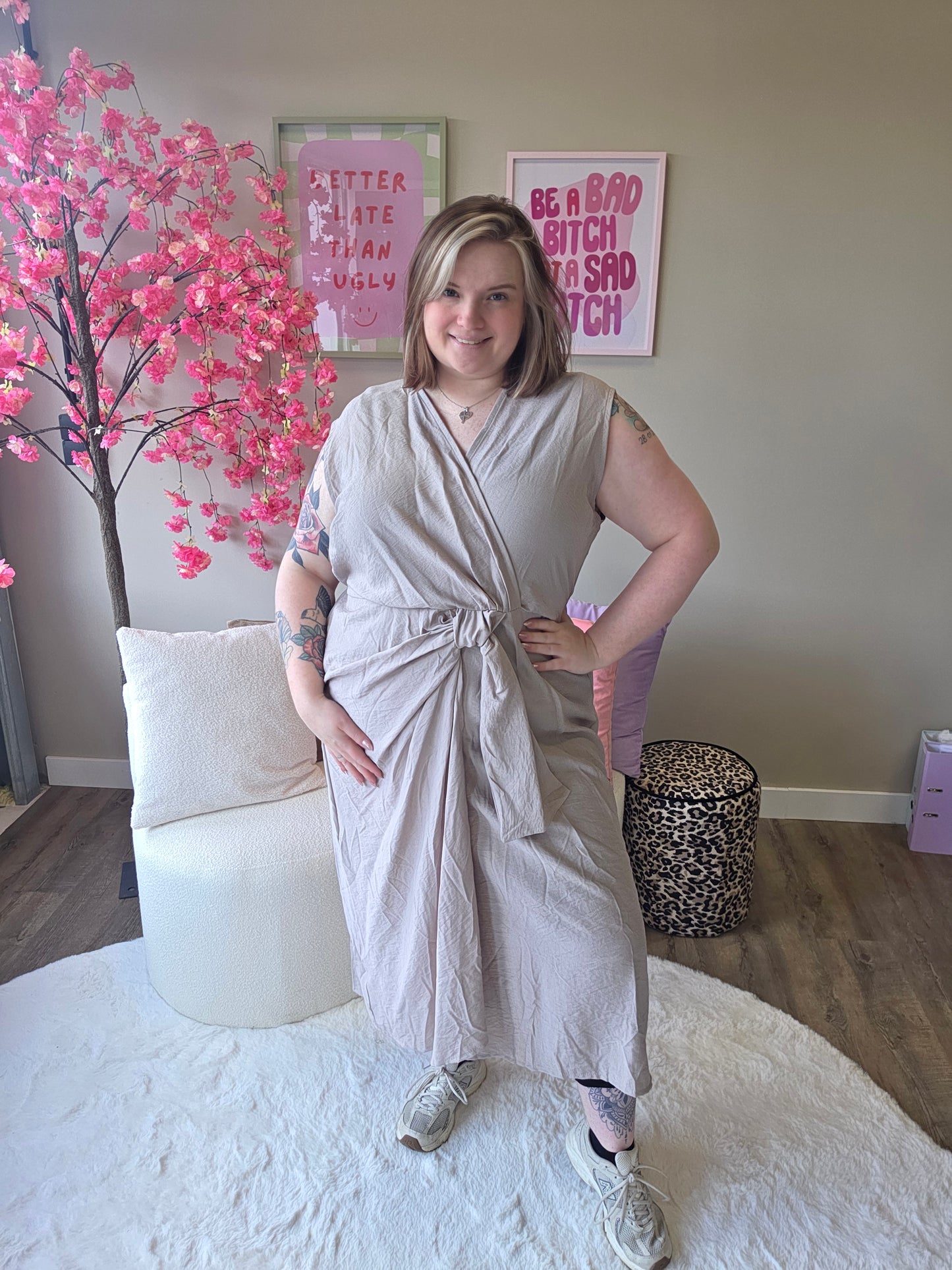 Knot Dress (In 3 kleuren)